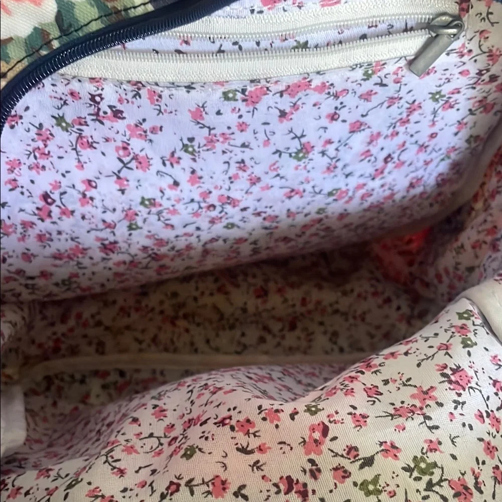 Cath Kidston Navy and Floral Backpack
